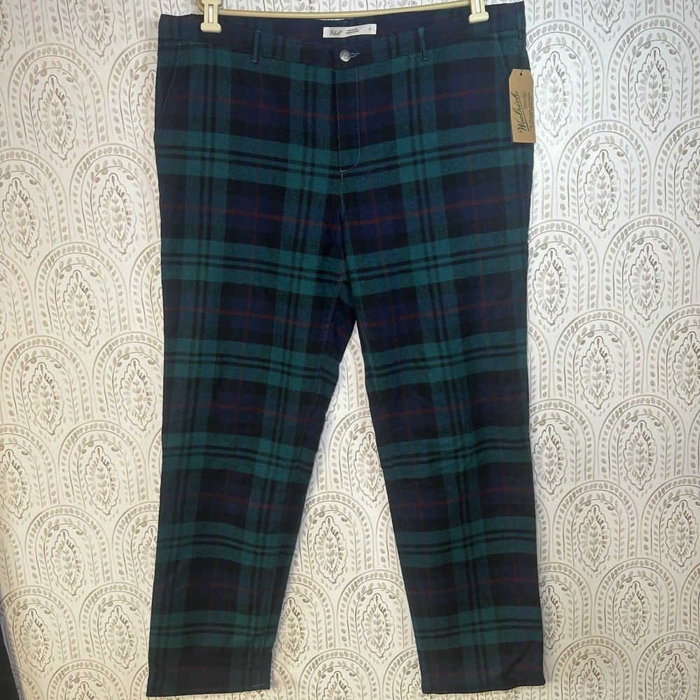Woolrich Womens Pants Size 18 Richville Wool Plaid New With Tags‎ Pockets